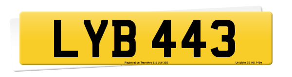Registration number LYB 443